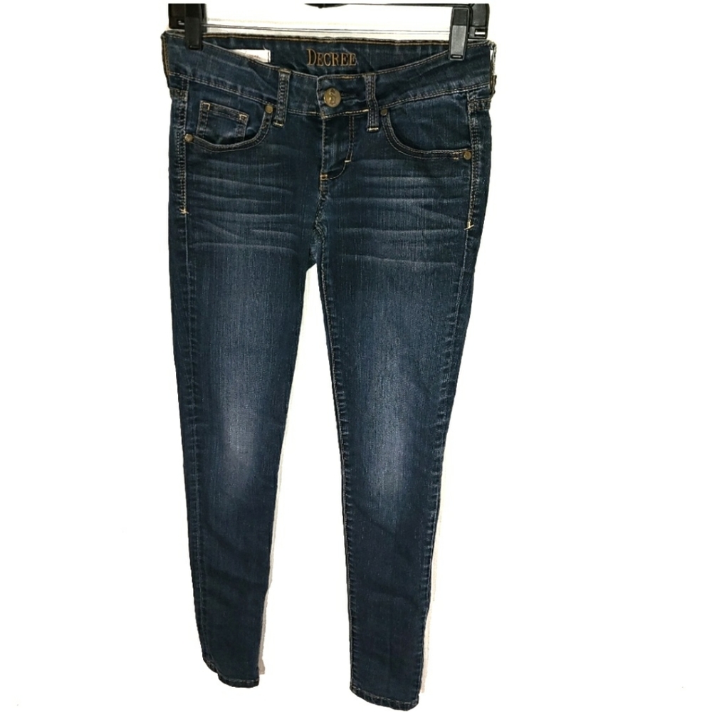 Decree jeans size 3 blue skinny - Picture 1 of 5